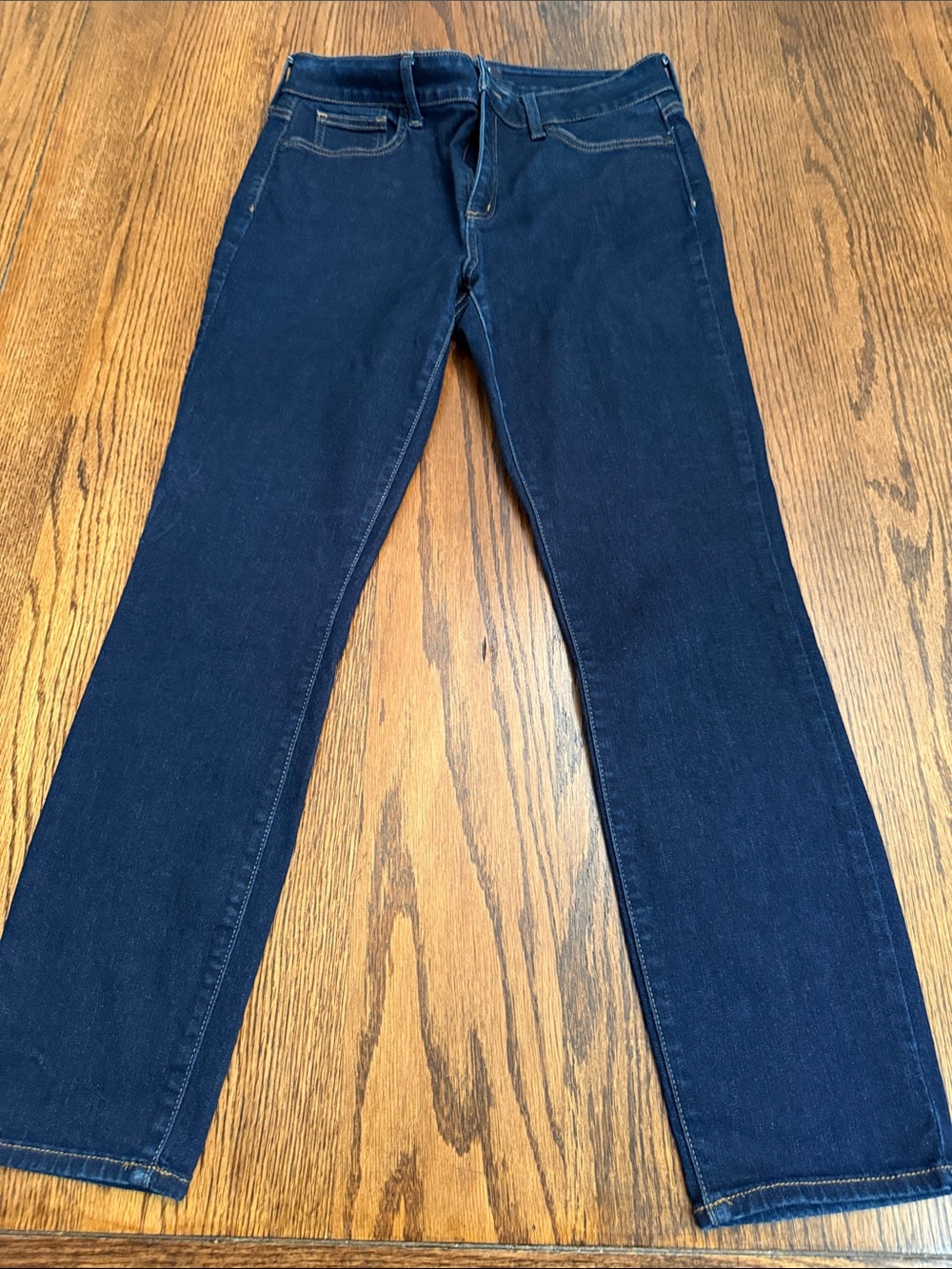 Dark Wash Slim Ankle Stretch Shaping Jeans Size 10 NYDJ Alina Lift Tuck